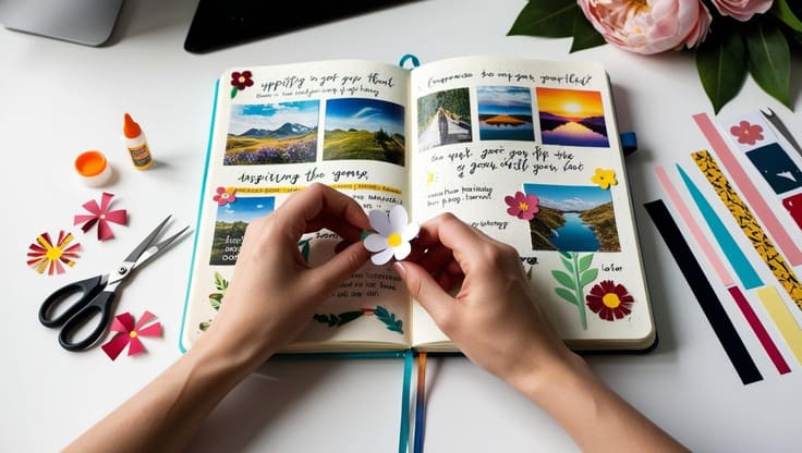 colagem bullet journal