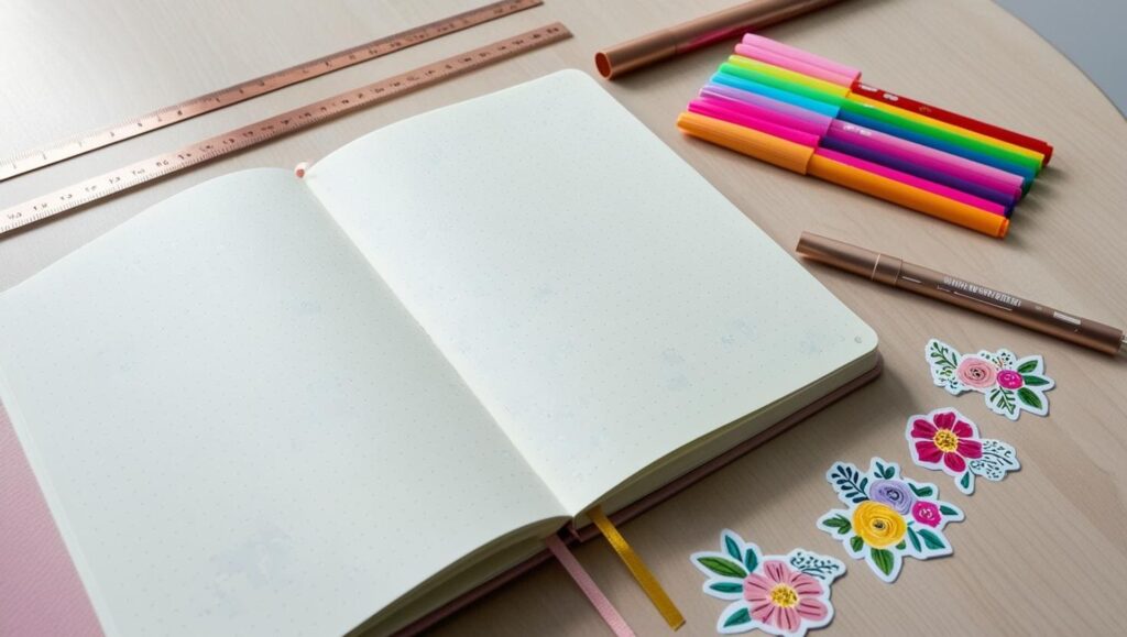 caderno para bullet journal pontilhado - caderno para bullet journal com páginas pontilhadas