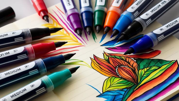 canetas felt tip para bullet journal