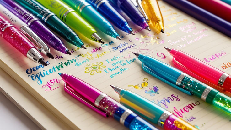 canetas gel para bullet journal