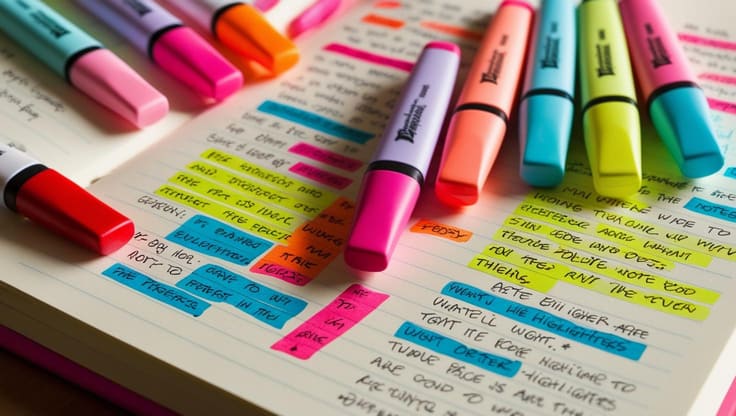 canetas marca texto para bullet journal