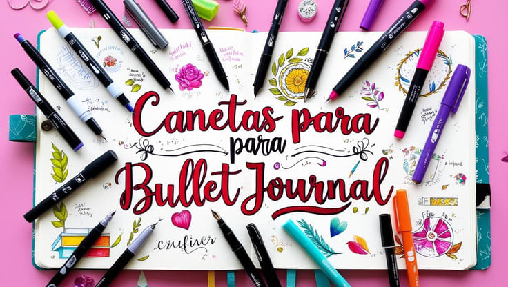canetas para bullet journal