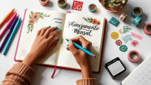 Planejamento Mensal Bullet Journal: Como criar um mensal log