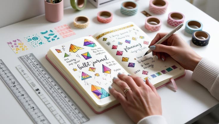 planejando um bullet journal em 2025