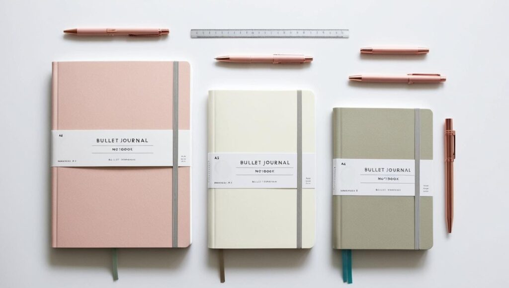 tipos de caderno para bullet journal