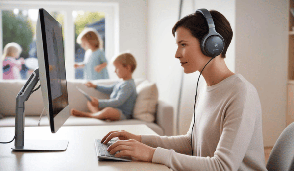 acessórios para home office - fone com cancelamento de ruído