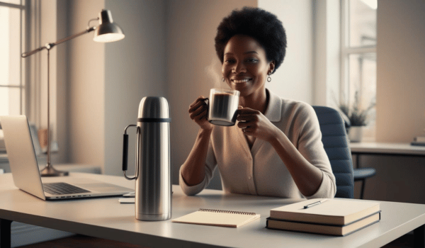 acessórios para home office - garrafa térmica