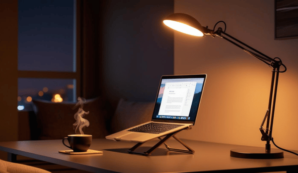 acessórios para home office - luminária de mesa