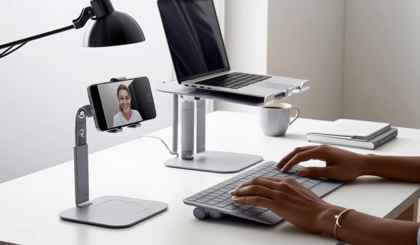 acessórios para home office - suporte para celular